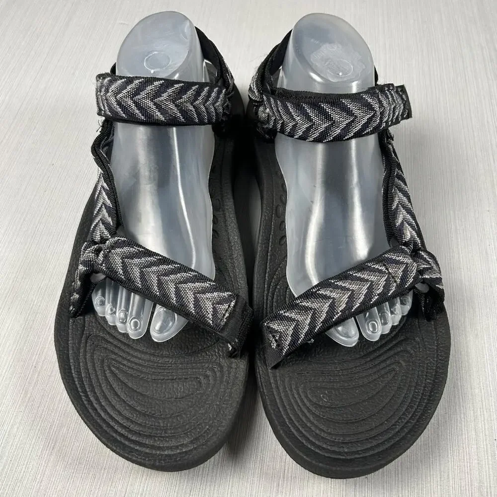 Teva Hurricane Xlt Men's Sandal US 13 Black Chevron Pattern Straps